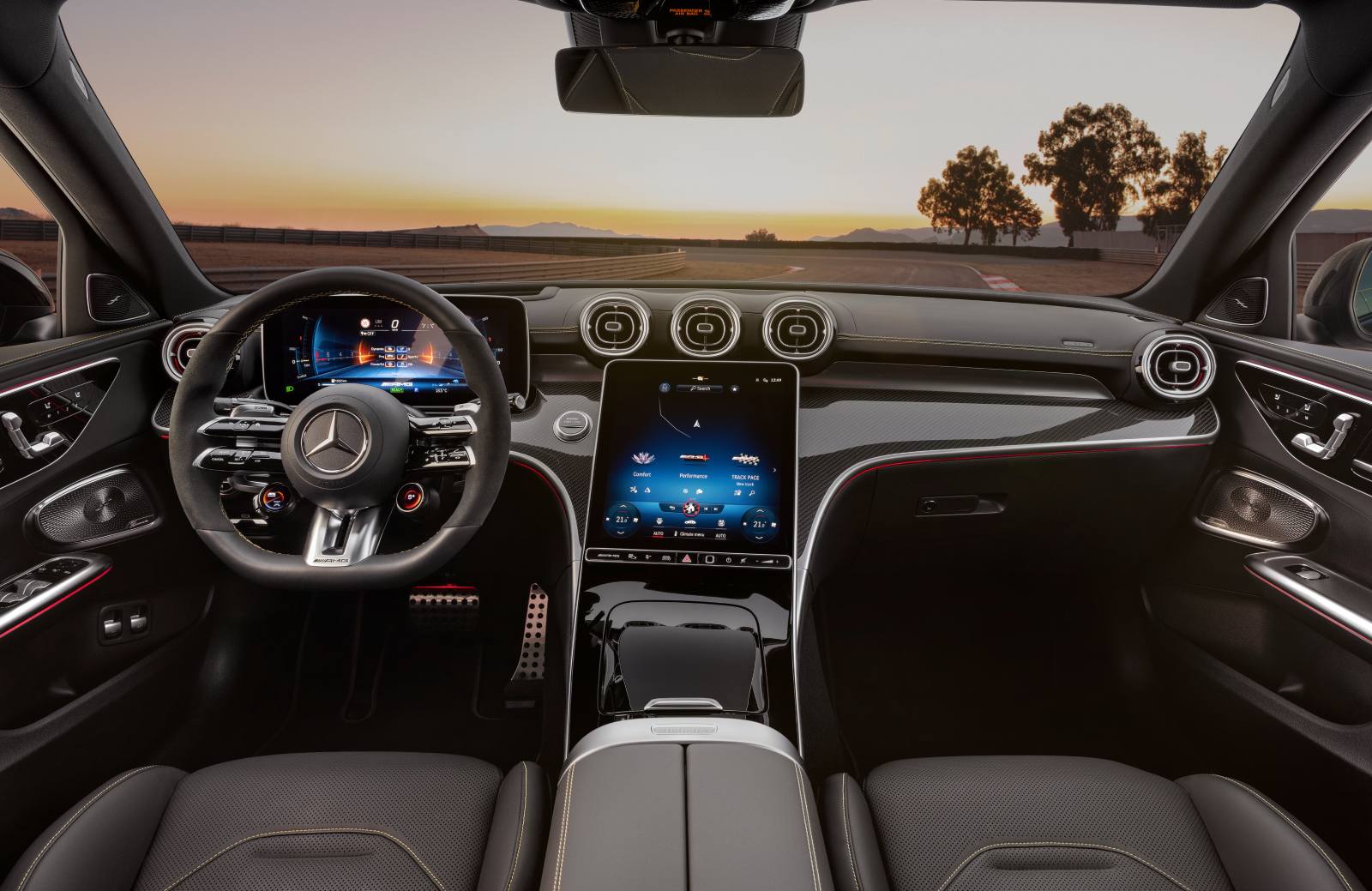 AMG C 63 S E Interieur